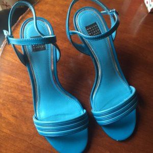 WHBM Tri-color blue Sandals